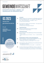 Cover: Gemeindewirtschaft - Erich Schmidt Verlag