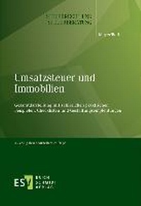 Abbildung von: Umsatzsteuer und Immobilien - Erich Schmidt Verlag