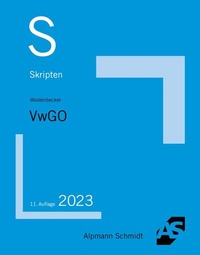 Abbildung von: Skript VwGO - Alpmann Schmidt