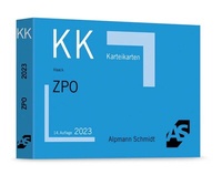 Abbildung von: Karteikarten ZPO - Alpmann Schmidt