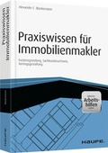 Cover: Praxiswissen f&uuml;r Immobilienmakler  - Haufe-Lexware