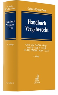 Enlarge image Cover: Handbuch Vergaberecht - C.H.BECK