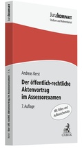 Cover: Der &ouml;ffentlich-rechtliche Aktenvortrag im Assessorexamen - C.H.BECK