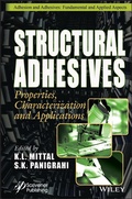 Cover: Structural Adhesives - Properties, Characterization, and Applications - Wiley