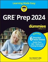Enlarge image Cover: GRE Prep 2024 For Dummies with Online Practice - Wiley