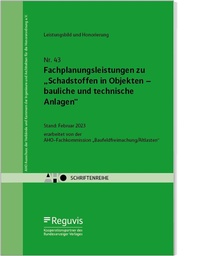 Abbildung von: Fachplanungsleistungen zu "Schadstoffen in Objekten - bauliche und technische Anlagen" - Reguvis Fachmedien