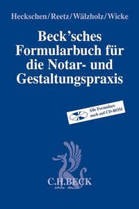 Enlarge image Cover: Beck'sches Formularbuch für die Notar- und Gestaltungspraxis - C.H.BECK