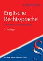Cover: Englische Rechtssprache - C.H.BECK