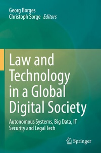 Abbildung von: Law and Technology in a Global Digital Society - Springer