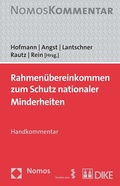 Cover: Rahmen&uuml;bereinkommen zum Schutz nationaler Minderheiten - Nomos