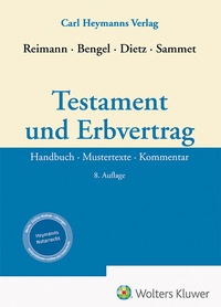 Abbildung von: Testament und Erbvertrag - Carl Heymanns Verlag