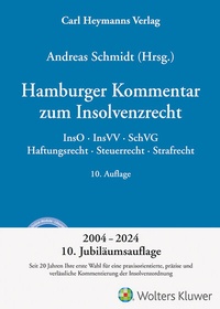 Bild vergrößern Bild: Hamburger Kommentar zum Insolvenzrecht - Carl Heymanns Verlag