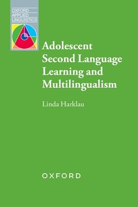 Enlarge image Cover: Adolescent Second Language Learning and Multilingualism - Oxford University Press