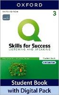 Cover: Q: Skills for Success: Level 3: Listening and Speaking Student Book with Digital Pack - Oxford University Press