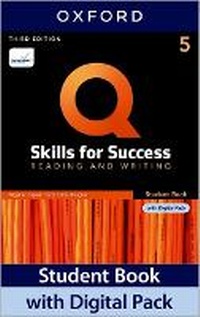 Enlarge image Cover: Q: Skills for Success: Level 5: Reading and Writing Student Book with Digital Pack - Oxford University Press