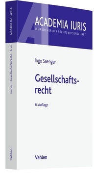 Abbildung von: Gesellschaftsrecht - Vahlen