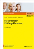 Cover: Steuerberater-Pr&uuml;fungsklausuren - NWB
