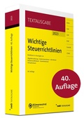 Cover: Wichtige Steuerrichtlinien - NWB