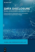 Cover: Data Disclosure - De Gruyter
