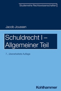 Abbildung von: Schuldrecht I - Allgemeiner Teil - Kohlhammer