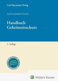 Abbildung von: Handbuch Geheimnisschutz - Carl Heymanns Verlag