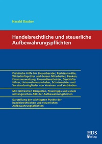 Abbildung von: Handelsrechtliche und steuerliche Aufbewahrungspflichten - HDS