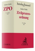 Cover: Zivilprozessordnung: ZPO - C.H.BECK