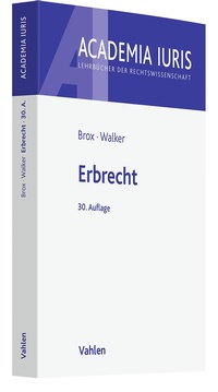 Abbildung von: Erbrecht - Vahlen