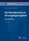 Cover: Die Betriebsrente im Versorgungsausgleich - C.F. M&uuml;ller