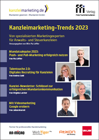 Abbildung von: Kanzleimarketing-Trends 2023 - FFI-Verlag