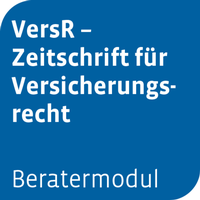Abbildung von: Beratermodul VersR - Zeitschrift für Versicherungsrecht - Otto Schmidt Verlag