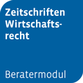 Abbildung von: Beratermodul Zeitschriften Wirtschaftsrecht - Otto Schmidt Verlag