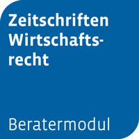 Abbildung von: Beratermodul Zeitschriften Wirtschaftsrecht - Otto Schmidt Verlag