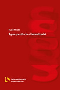 Abbildung von: Agrarspezifisches Umweltrecht - Hagener Wissenschaftsverlag