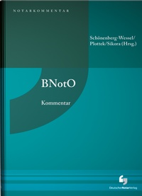 Abbildung von: BNotO - Deutscher Notarverlag