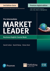 Enlarge image Cover: Market Leader 3e Extra Pre-Intermediate Student's Book & eBook with Online Practice, Digital Resources & DVD Pack - Pearson Education Limited