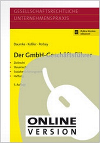 Abbildung von: Der GmbH-Geschäftsführer - Online - NWB