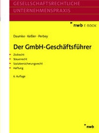 Abbildung von: Der GmbH-Geschäftsführer - NWB