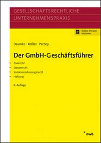 Abbildung von: Der GmbH-Geschäftsführer - Online - NWB