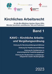 Abbildung von: Kirchliches Arbeitsrecht, Band 1 - KAVO - Luchterhand
