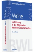 Cover: Einf&uuml;hrung in die Allgemeine Betriebswirtschaftslehre - Vahlen