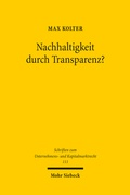 Bild: Nachhaltigkeit durch Transparenz? - Mohr Siebeck