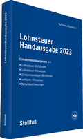 Cover: Lohnsteuer Handausgabe 2023 - Stollfu&szlig;