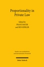 Cover: Proportionality in Private Law - Mohr Siebeck