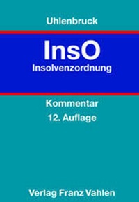 Abbildung von: Insolvenzordnung (InsO) - Vahlen