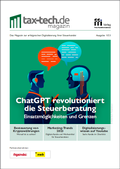Abbildung von: tax-tech.de Magazin 01/2023 - FFI-Verlag