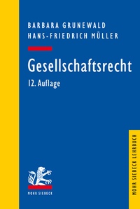 Abbildung von: Gesellschaftsrecht - Mohr Siebeck