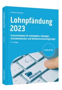 Abbildung von: Lohnpfändung 2023 - Haufe-Lexware