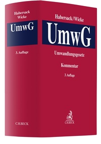 Abbildung von: Kommentar zum Umwandlungsgesetz - C.H.BECK