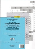 Abbildung von: DürckheimRegister® ZIEGLER TREMEL Gesetze Freistaat Bayern SW, OHNE Stichworte - Dürckheim Verlag